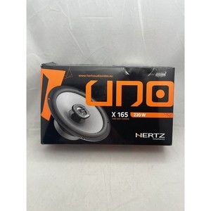 Hertz X165 6.5" Uno 220W 2-Way PEI Dome Tweeters Coaxial Car Audio Speakers New